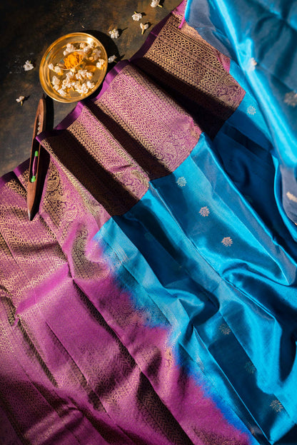 purple silk sarees